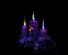 Purple Candles w/skulls