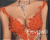 Oscar orange gown