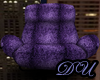 (DU) Purple fur  Chair