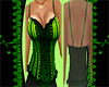 camisole vert et noir