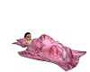 Pink Rose Snuggy Blanket