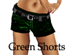 ~B~ Green Shorts w/belt