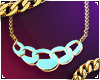 Blue Loop Necklace