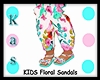 KIDS Floral Sandals