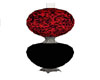 Black Red Antique Lamp