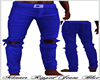 Male Ripped Jeans Blue