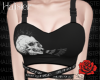 H Top Cropped Skull Punk
