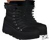 Black Degraded Boots