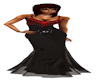 ~M~Black & Red Gown