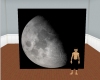 Gibbous Moon Background