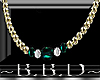 ~BBD~ Emerald  gold neck