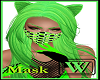 neon green lime mask