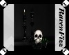 Black Candles+Skull Set