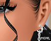 Silver Moon Earrings
