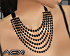 (ACX)Black Onyx Necklace