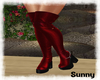 *SW* Red Thigh Boots