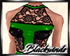 Green Latex Lace Mini