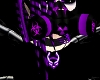 Cyberdog Necklace Purple