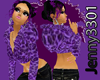 *J DK Purple Leopard Hoo