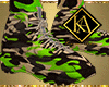 Camo Lime Boots