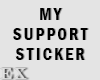 Exotik Support Sticker