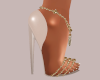 CREAM GRACIE HEELS