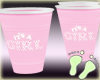 Its a Girl Shower Cups