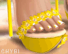C~Yellow Polly Heels 