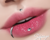 S. Lips+piercing Lilac