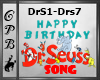Dr Seuss Birthday Song