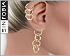 ::S::Gold Chained Earrin