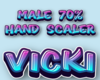 v male 70% hand sizer