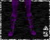Metallic Purple PVC Boot