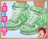 ! Kids Green Shoes *