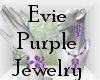 Evie Purple Jewelry Set