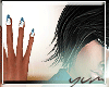 /Y/Blue Lace nail