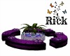 Purple Fountain Bench 