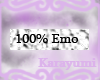 (KY) 100% Emo Sticker