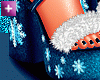 glitter snow heels