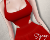 S. Red Spring Dress