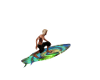 Animated Surf Board