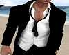 Black Jacket Loose Tie