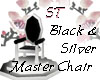 ST}BlackSilverMsterChair