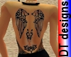 angelwings black tattoo