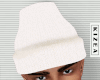 Plain White Beanie
