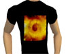 Black sunburst T-shirt