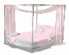 Pink & Silver Bed W/Pose