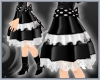 New Rom. Skirt [blk/dot]
