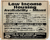 LOW INCOME HOUSING