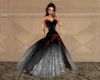 !Silver Black Ball Gown